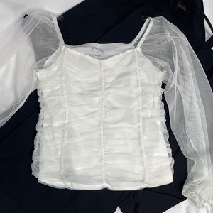 LIQUIDATION SALE Art Class Girls Beige Top | Large (10/12)